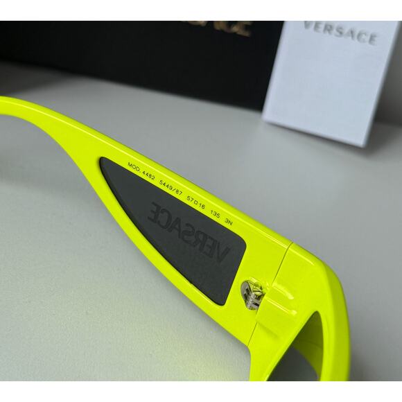 NEW Versace VE4482 Yellow Neon Shielded Sunglasses main image 4